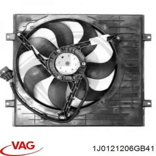 Consola de motor de ventilador de esfriamento no difusor VAG 1J0121206GB41 preço, a partir de 21,51 USD