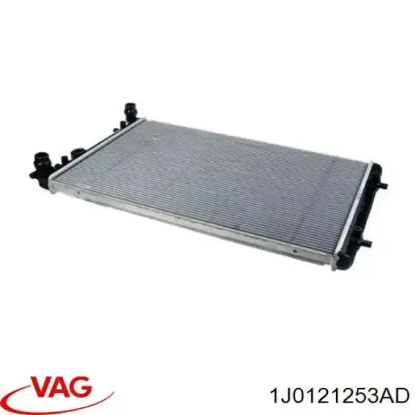 Compre 1J0121253AD VAG Radiador de esfriamento de motor