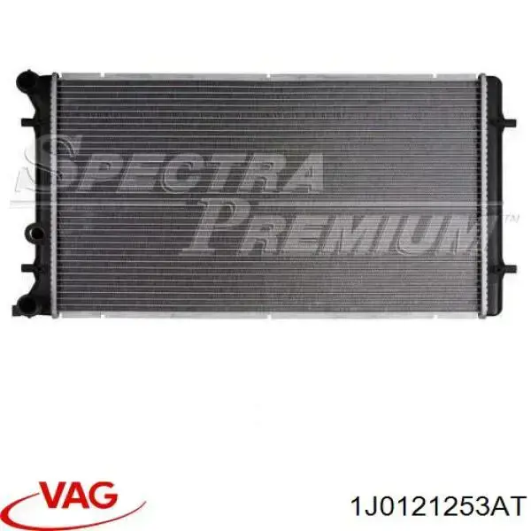 1J0121253AT VAG Radiador de esfriamento de motor
