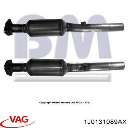 1J0131089AX VAG Convertidor - catalisador
