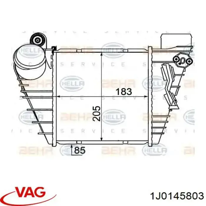 Radiador de intercooler VAG 1J0145803 preço, a partir de 82,88 USD