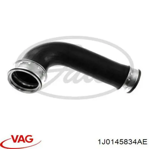 Compre 1J0145834AE VAG Mangueira (cano derivado) de intercooler