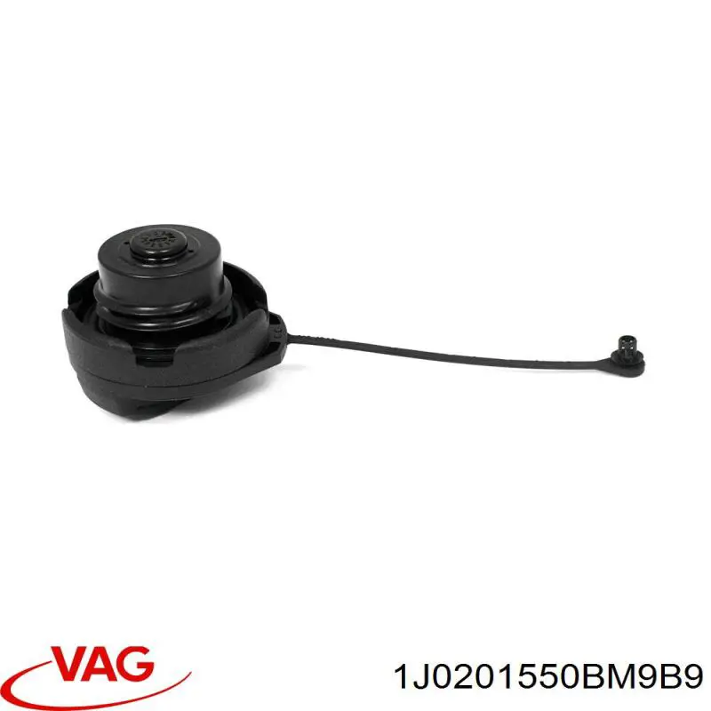 1J0201550BM9B9 VAG Tampa (tampão) do tanque de combustível