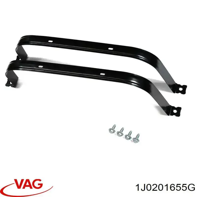 1J0201655G VAG Consola de tanque de combustível