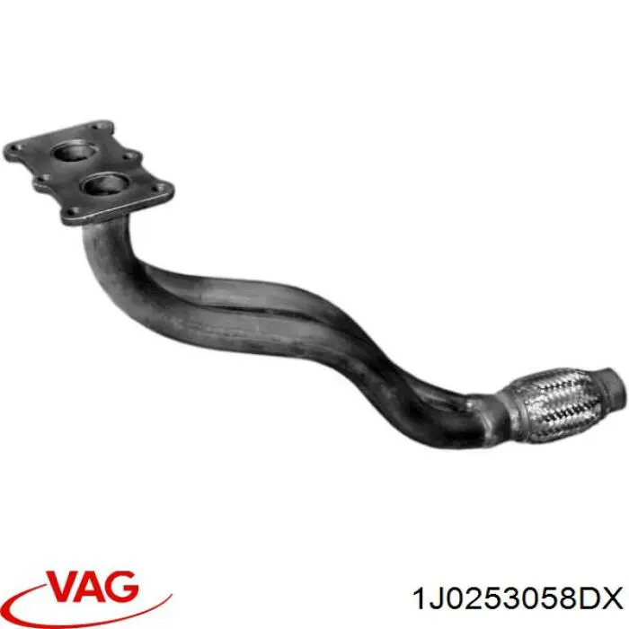 Tubo de admissão dianteiro (calças) do silenciador VAG 1J0253058DX preço, a partir de 181,48 USD