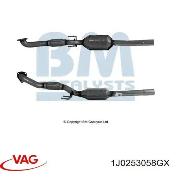 Compre 1J0253058GX VAG Convertidor - catalisador