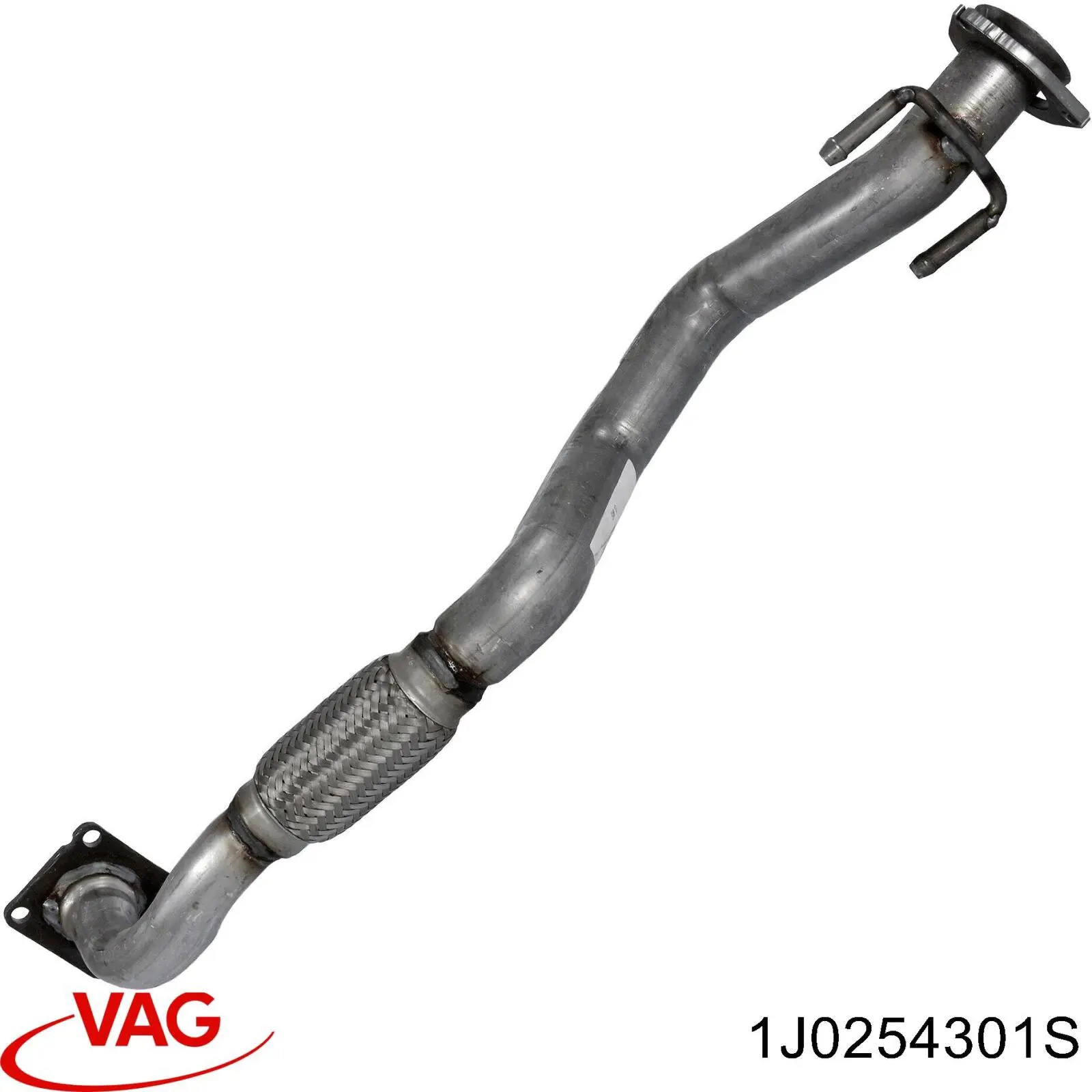 Compre 1J0254301S VAG Tubo de admissão dianteiro (calças) do silenciador