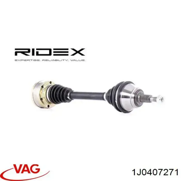 Semieixo (acionador) dianteiro esquerdo VAG 1J0407271 preço, a partir de 71,63 USD
