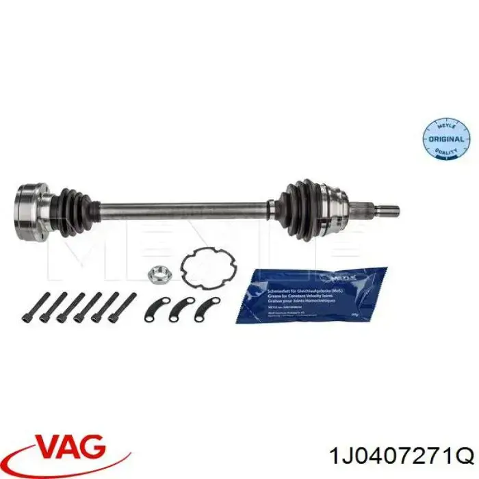 Semieixo (acionador) dianteiro esquerdo VAG 1J0407271Q preço, a partir de 52,78 USD