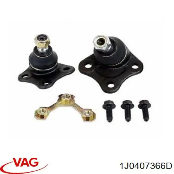 1J0407366D VAG Suporte de esfera inferior direito