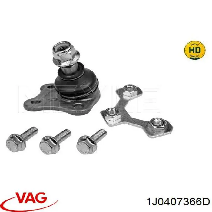 Suporte de esfera inferior direito VAG 1J0407366D preço, a partir de 11,22 USD
