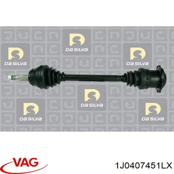 1J0407451LX VAG Semieixo (acionador) dianteiro esquerdo
