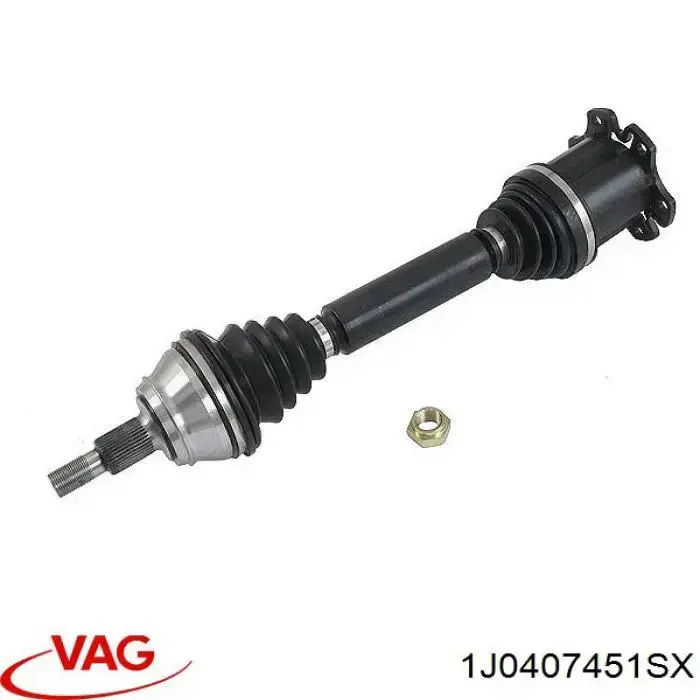 Semieixo (acionador) dianteiro esquerdo VAG 1J0407451SX preço, a partir de 165,71 USD