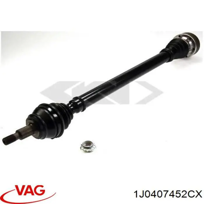 Compre 1J0407452CX VAG Semieixo (acionador) dianteiro direito