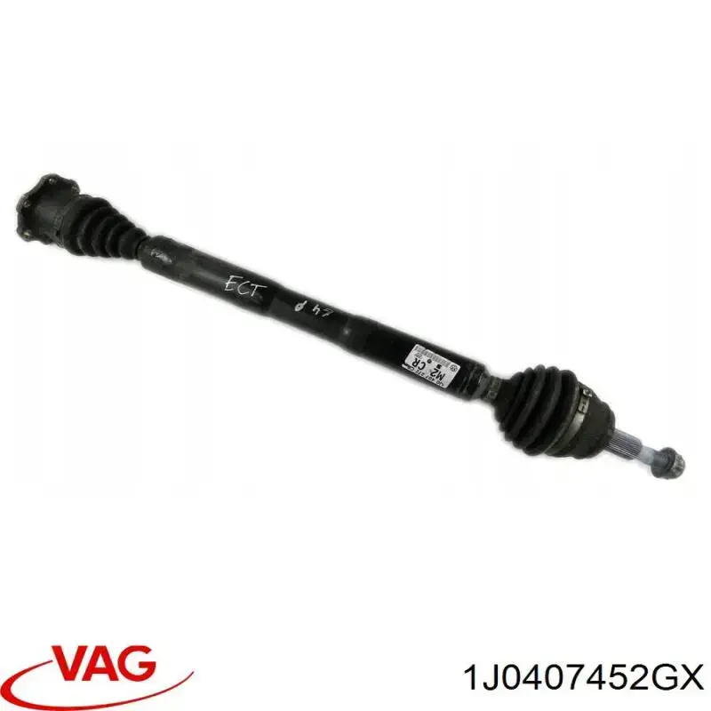 Semieixo (acionador) dianteiro direito VAG 1J0407452GX preço, a partir de 64,73 USD
