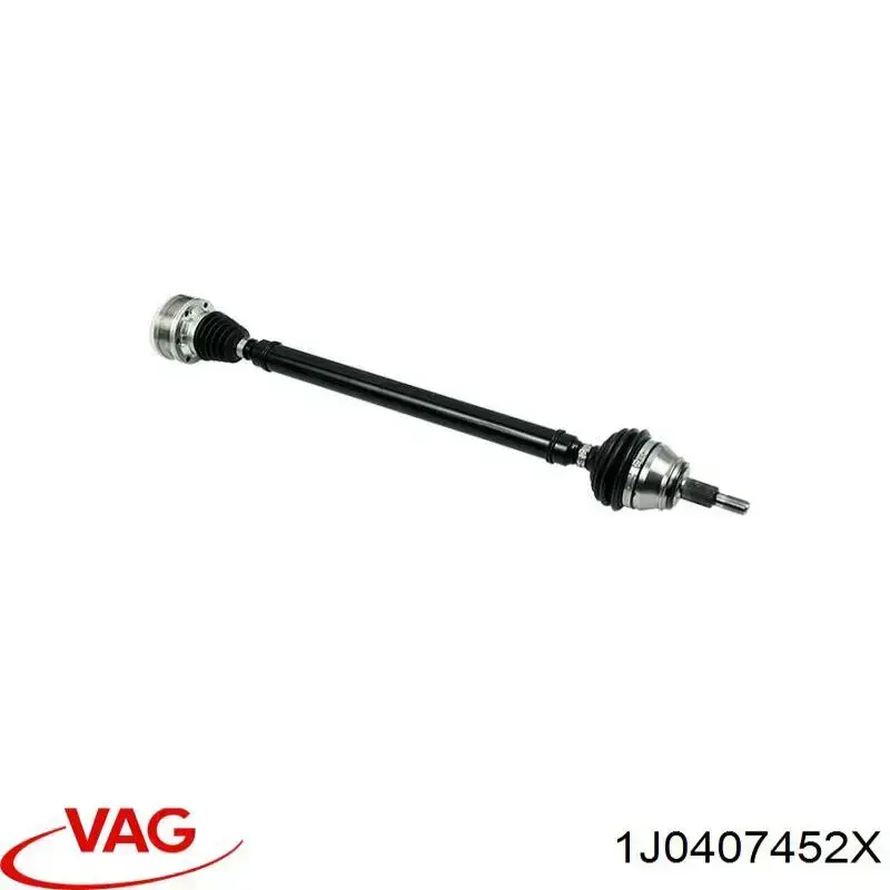 1J0407452X VAG Semieixo (acionador) dianteiro direito