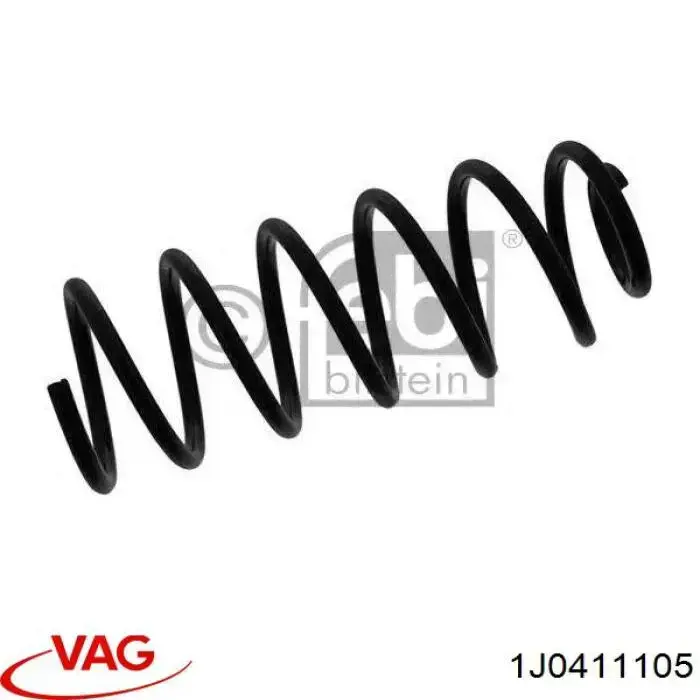 1J0411105 VAG Mola dianteira