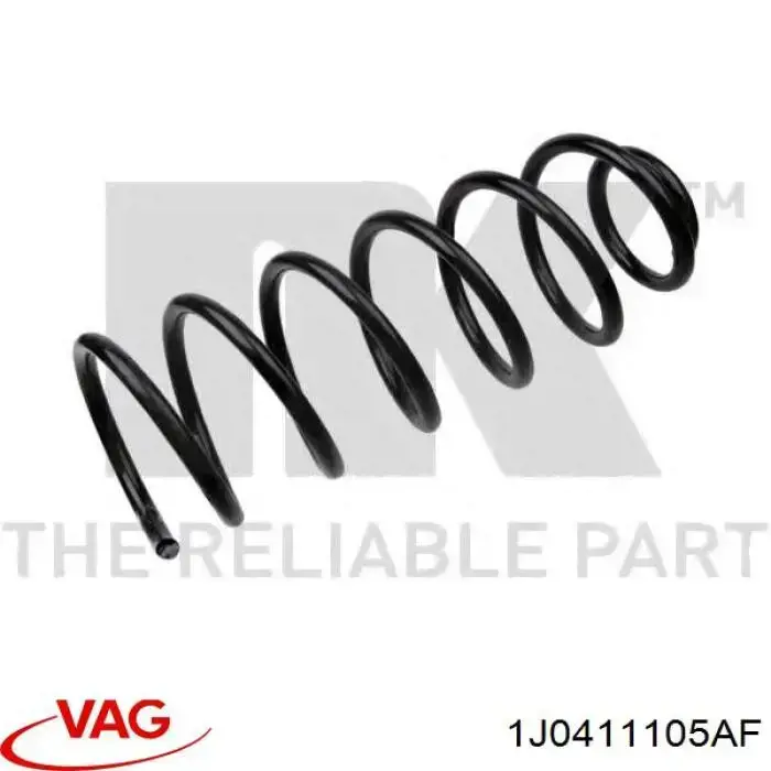 Mola dianteira VAG 1J0411105AF preço, a partir de 34,47 USD
