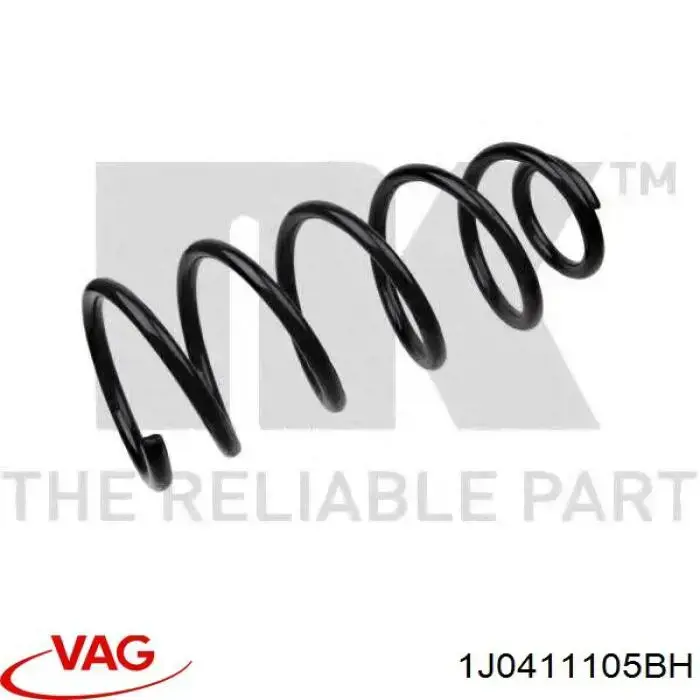 Compre 1J0411105BH VAG Mola dianteira