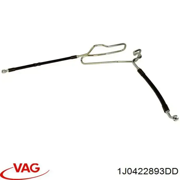 Mangueira da Direção hidrâulica assistida de pressão alta desde a bomba até a régua (do mecanismo) VAG 1J0422893DD preço, a partir de 74,14 USD