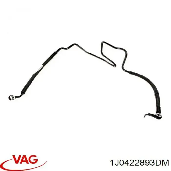 Mangueira da Direção hidrâulica assistida de pressão alta desde a bomba até a régua (do mecanismo) VAG 1J0422893DM preço, a partir de 233,26 USD