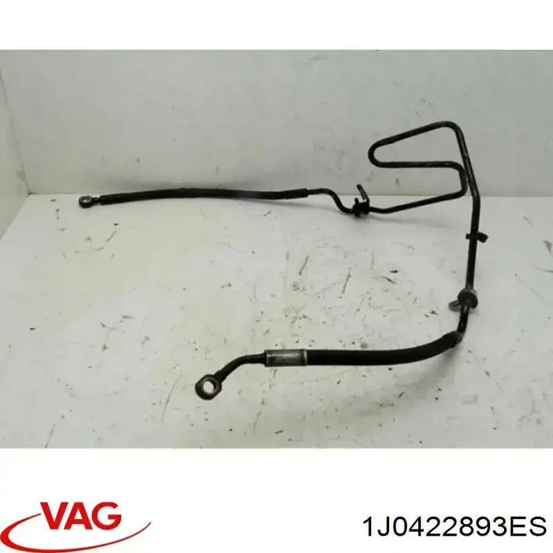 1J0422893ES VAG Mangueira da Direção hidrâulica assistida de pressão alta desde a bomba até a régua (do mecanismo)