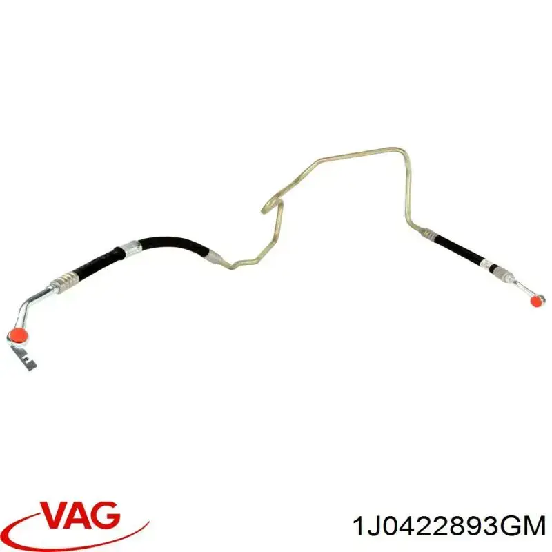 Mangueira da Direção hidrâulica assistida de pressão alta desde a bomba até a régua (do mecanismo) VAG 1J0422893GM preço, a partir de 79,19 USD