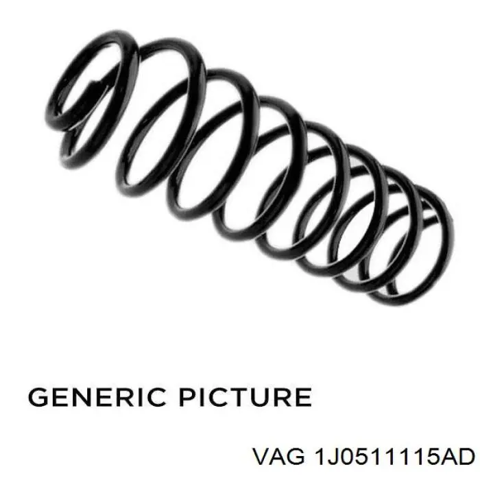 Mola traseira VAG 1J0511115AD preço, a partir de 100,17 USD