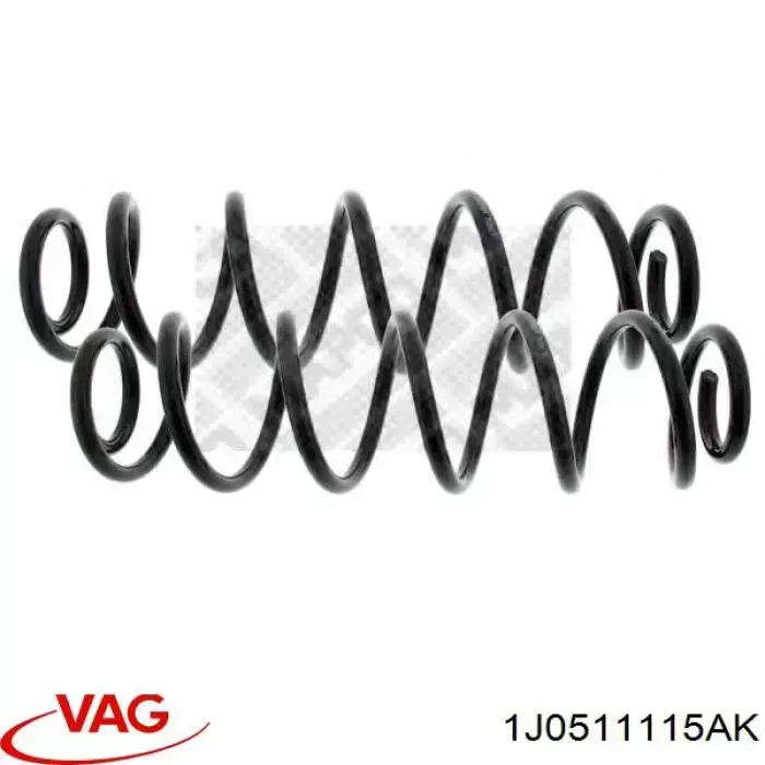 Compre 1J0511115AK VAG Mola traseira