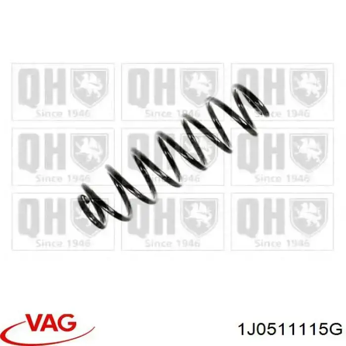 1J0511115G VAG Mola traseira
