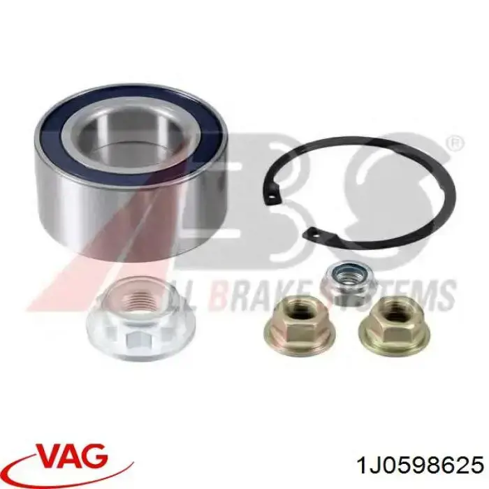 Compre 1J0598625 VAG Rolamento de cubo dianteiro