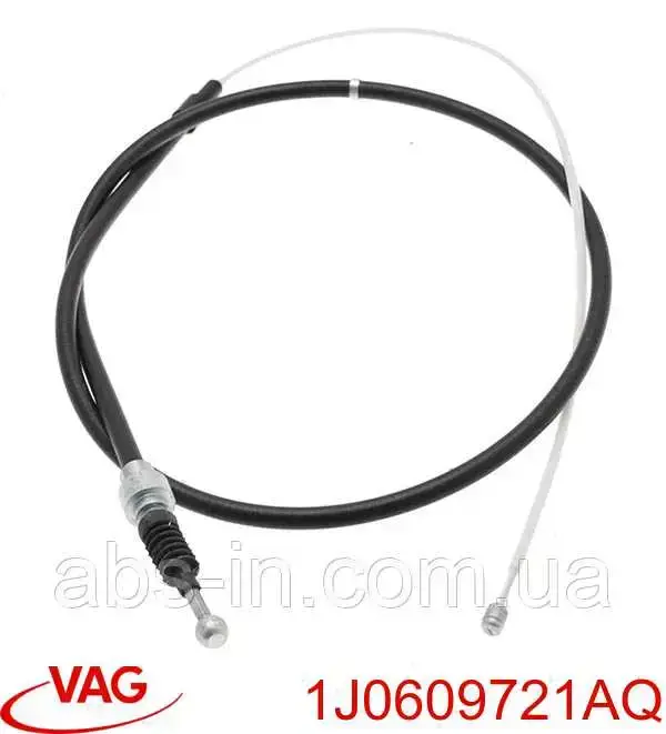 1J0609721AQ VAG Cabo traseiro direito/esquerdo do freio de estacionamento