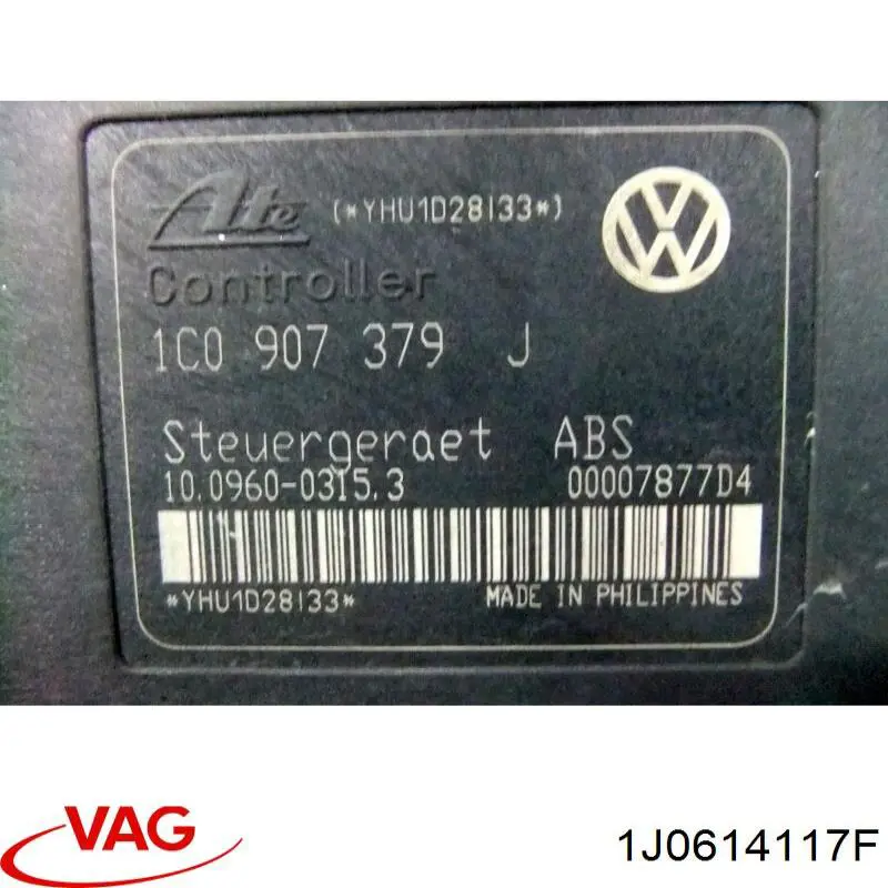 1J0614117F VAG Unidade hidráulico de controlo ABS