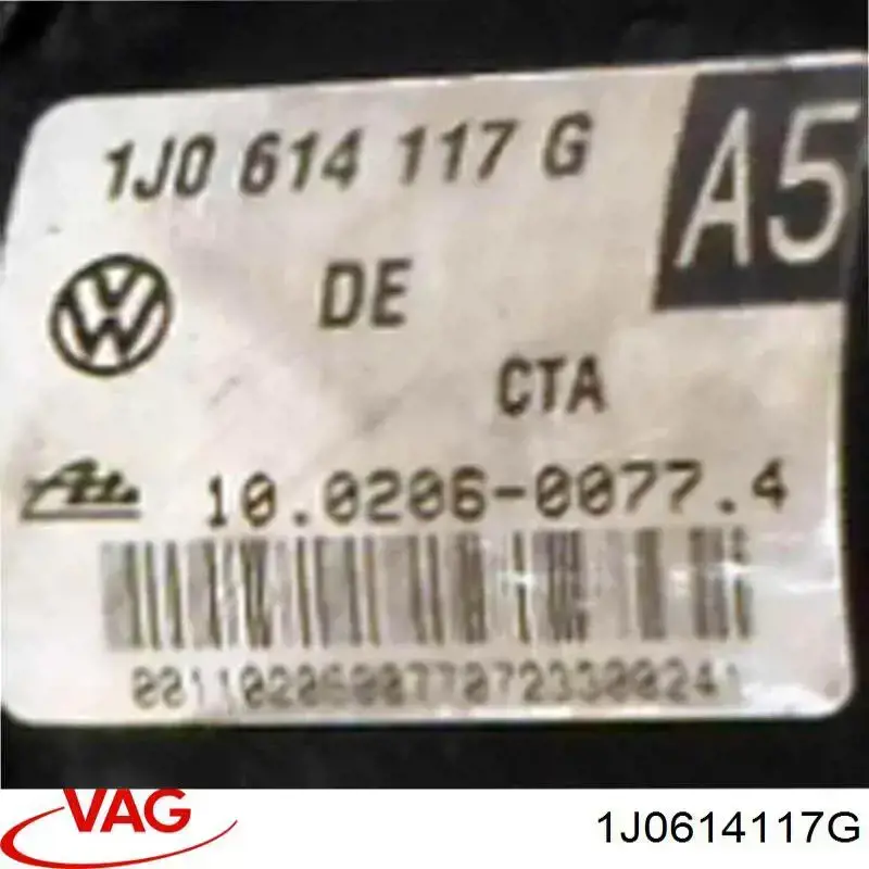 Compre 1J0614117G VAG Unidade hidráulico de controlo ABS