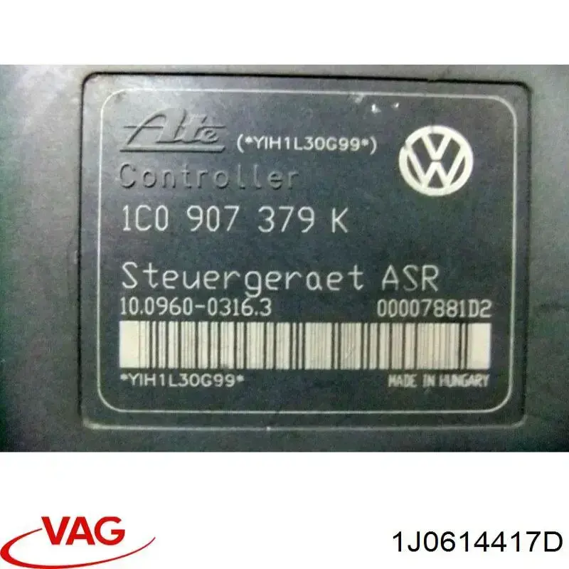 Unidade hidráulico de controlo ABS VAG 1J0614417D preço, a partir de 80,02 USD