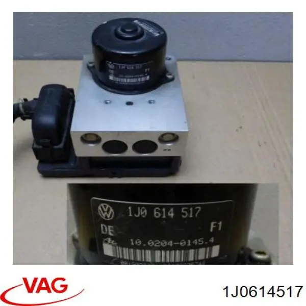 1J0614517 VAG Unidade hidráulico de controlo ABS