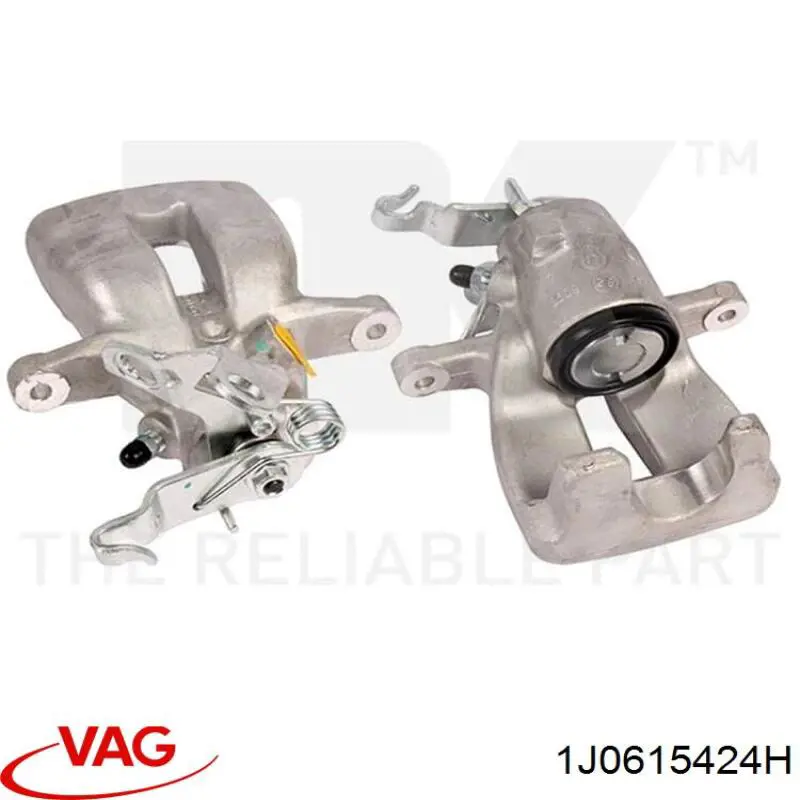 Compre 1J0615424H VAG Suporte do freio traseiro direito