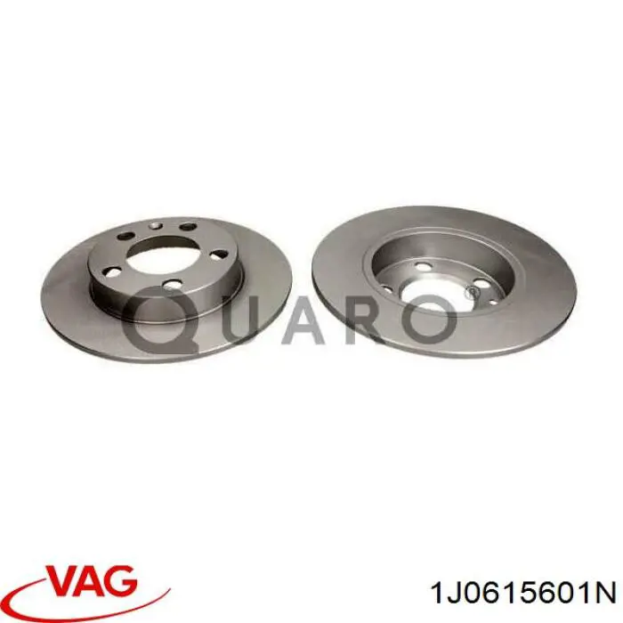 Compre 1J0615601N VAG Disco do freio traseiro