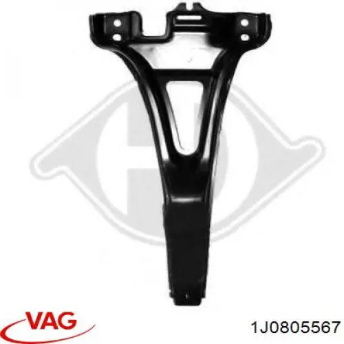 Suporte superior do radiador (painel de montagem de fixação das luzes) VAG 1J0805567B preço, a partir de 83,47 USD