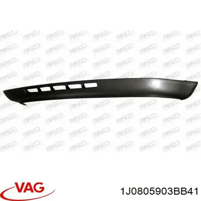 Spoiler do pára-choque dianteiro VAG 1J0805903BB41 preço, a partir de 30,18 USD