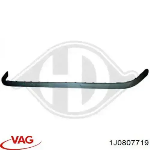 Placa sobreposta do pára-choque dianteiro VAG 1J0807719 preço, a partir de 32,53 USD