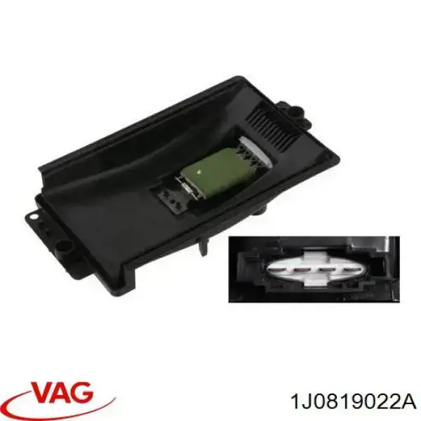 Resistor (resistência) de ventilador de forno (de aquecedor de salão) VAG 1J0819022A preço, a partir de 23,32 USD