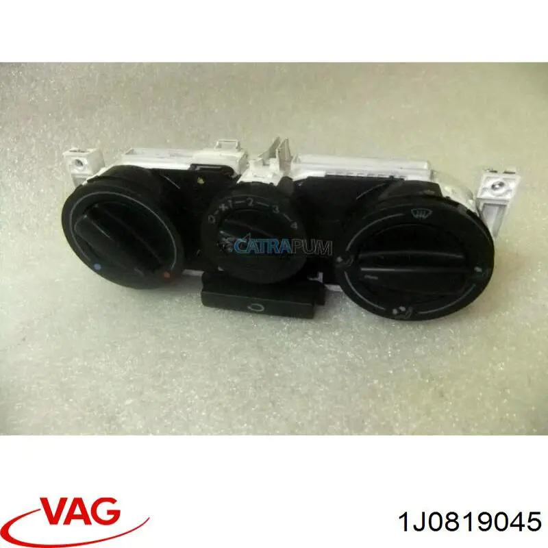 1J0819045E01C VAG Unidade de controlo dos modos de aquecimento/condicionamento