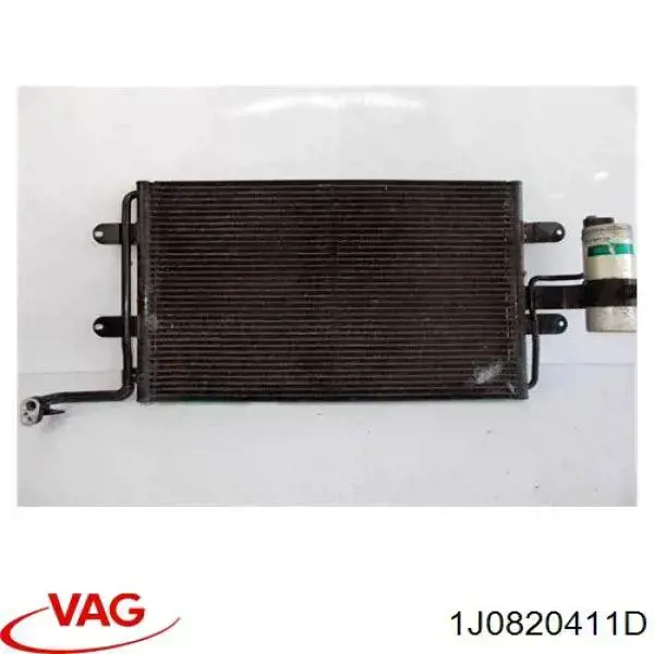 1J0820411D VAG Radiador de aparelho de ar condicionado
