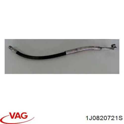 1J0820721S VAG Mangueira de aparelho de ar condicionado, desde o compressor até o radiador