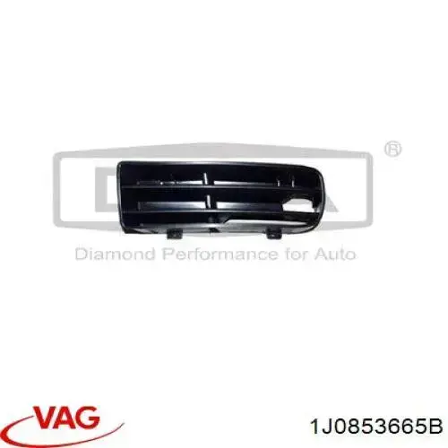1J0853665B VAG Grelha esquerda do pára-choque dianteiro