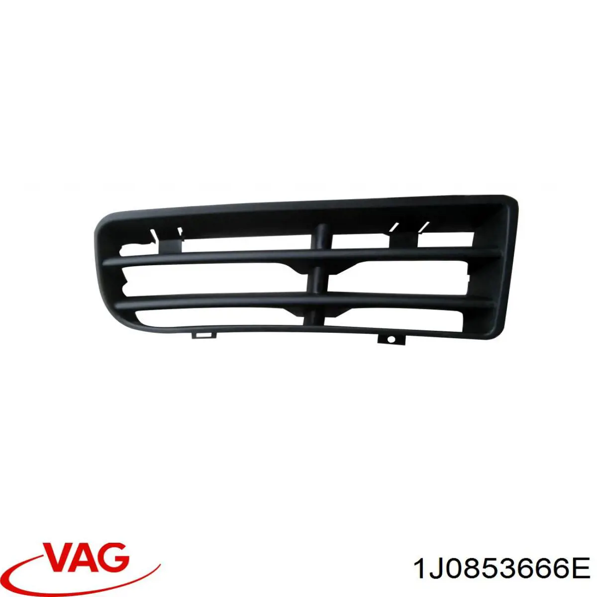 Compre 1J0853666E VAG Grelha direita do pára-choque dianteiro