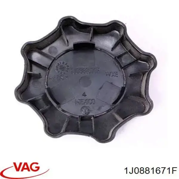 1J0881671F VAG Puxador de regulação de encosto do assento