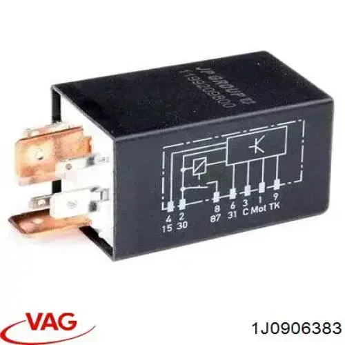Relê de bomba de gasolina elétrica VAG 1J0906383 preço, a partir de 20,31 USD