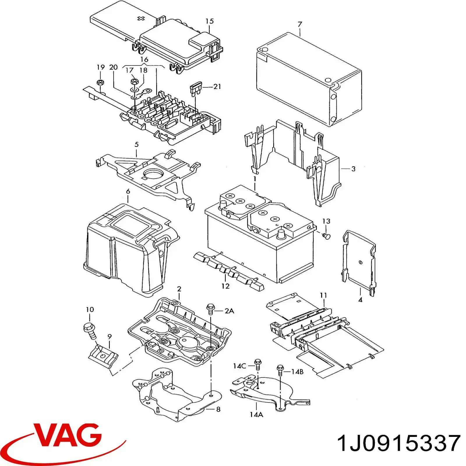 Tampa de bateria recarregável (PILHA) VAG 1J0915337 preço, a partir de 4,60 USD